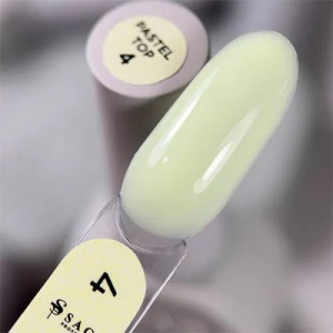 SAGA Pastel Top №4 без липкого слоя, 10 мл
